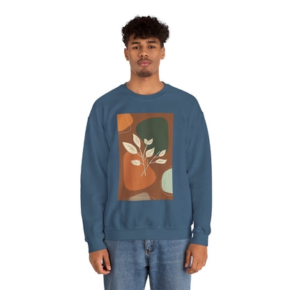 Botanical Print Crewneck Sweatshirt | Cozy Unisex Sweatshirt, Fall Fashion, Casual Wear, Gift for Her, Botanical Art
