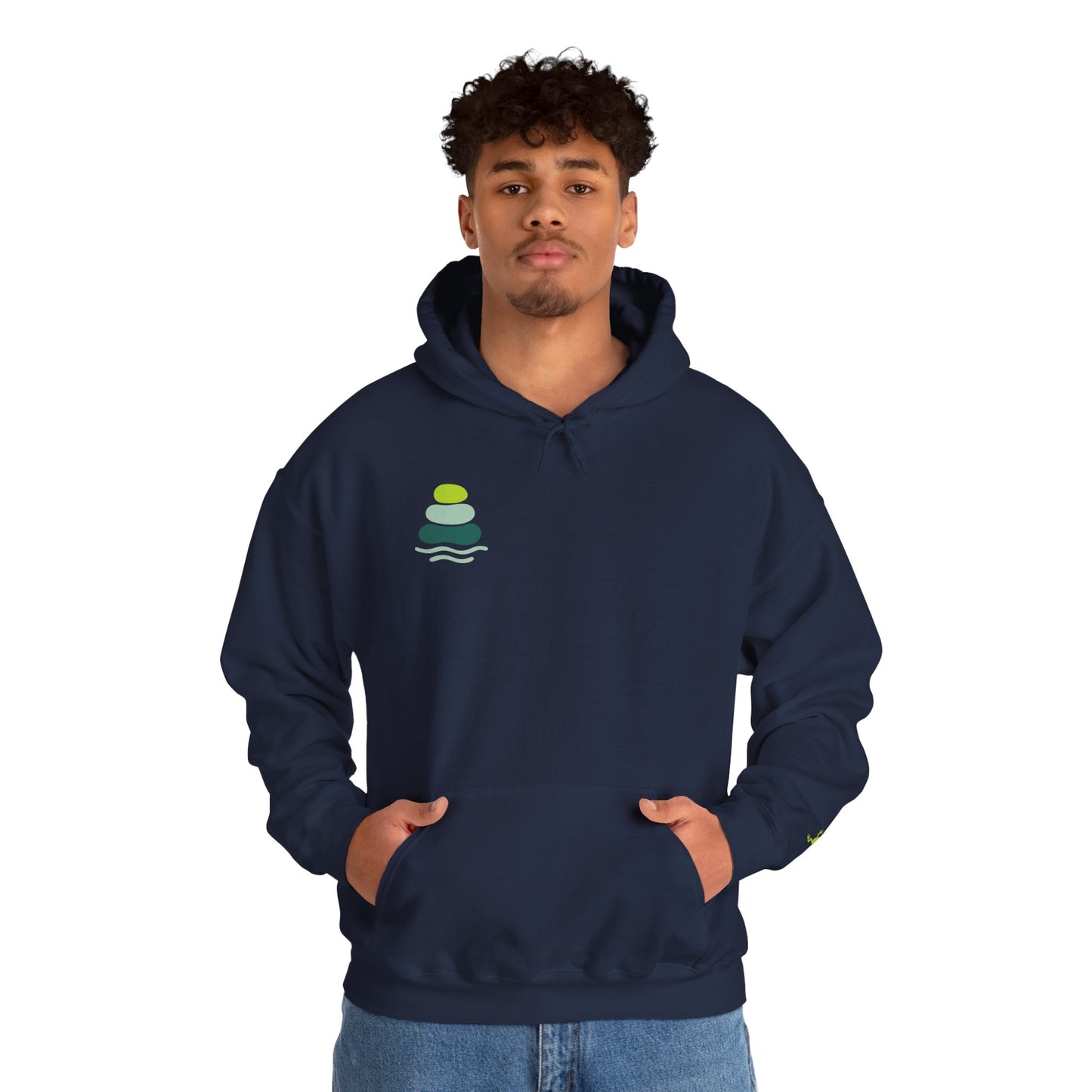 Nature-Inspired Unisex Hooded Sweatshirt, Comfortable Pullover, Casual Clothing, Eco-Friendly Gift, Chill Vibe Hoodie, Relaxing Outfit