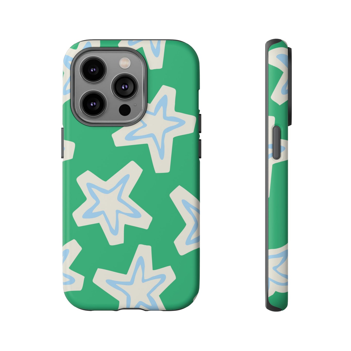 Retro Star Pattern Phone Case | Tough Cases, Colorful Cover for Phones, Phone Accessories, Gift for Her, Trendy Cases