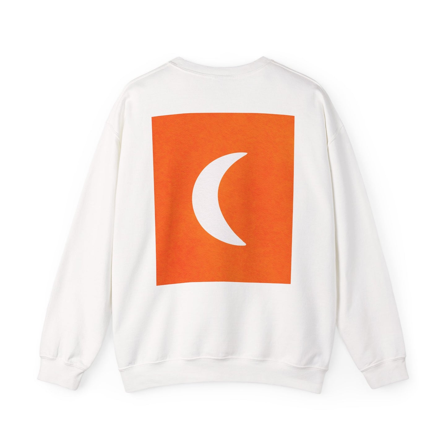 Zen Frog Crewneck Sweatshirt, Cozy Unisex Sweatshirt, Relaxed Fit Fashion, Perfect Gift for Friends, Everyday Style, Casual Wear, Simple Moon Design, Gift for Him, Gift for Her