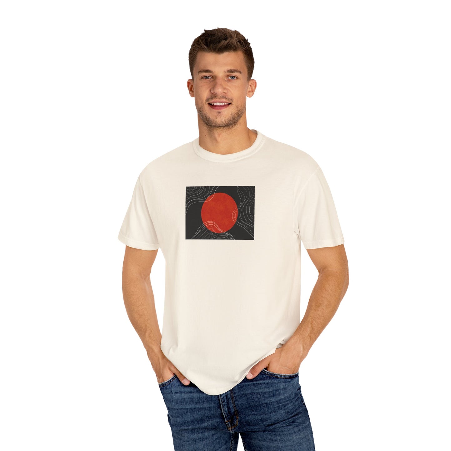 Sunset Vibes Unisex T-Shirt, Casual Summer Tee, Bohemian Shirt, Gift for Art Lovers, Men's and Women's Fashion
