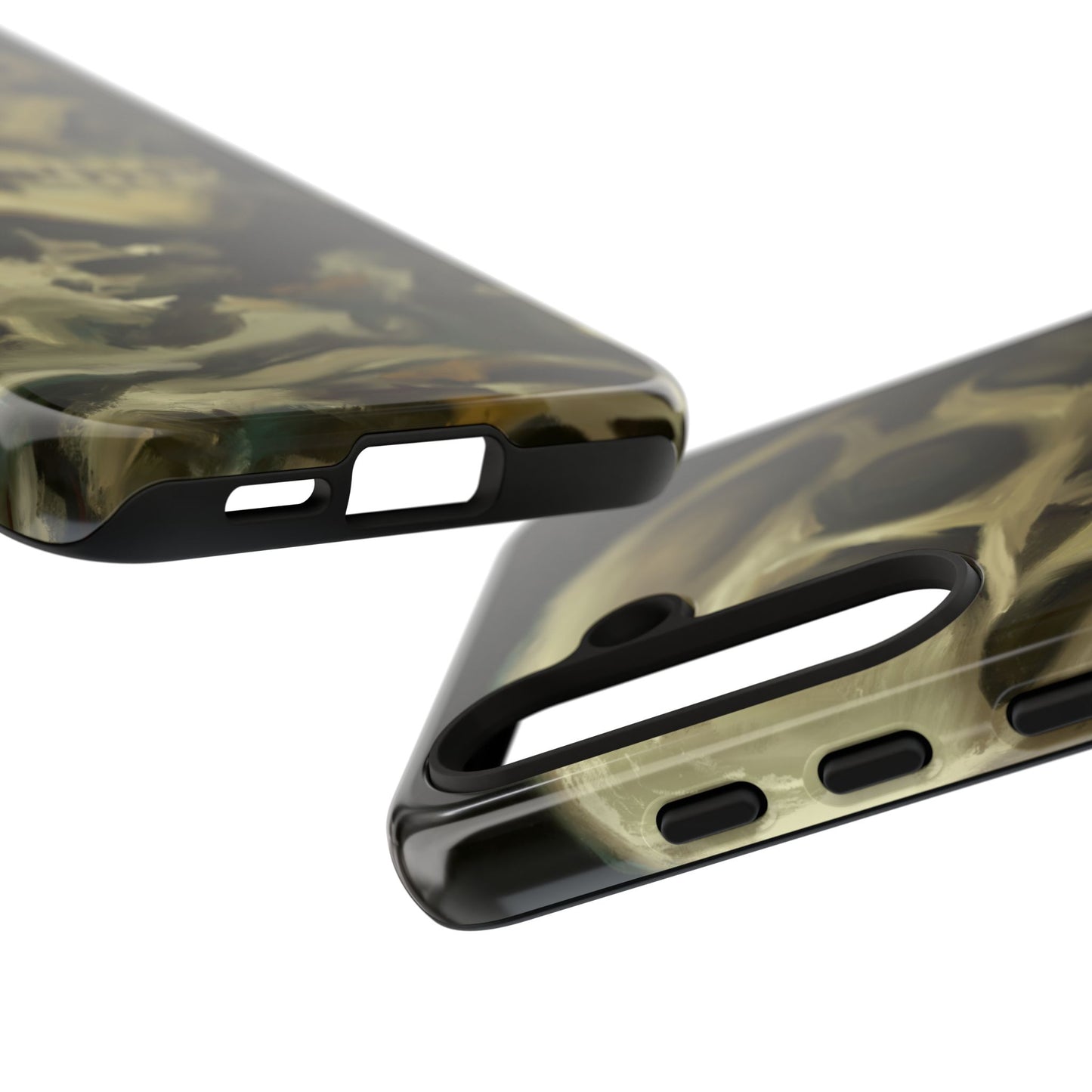 Skull Phone Case - Tough Cases, Macabre Style, Unique Accessories, Perfect for Halloween, Gothic Decor, Edgy Gift Idea | Van Gogh Reimagined, Abstract Twist on  Van Gogh's Skeleton with Burning Cigarette