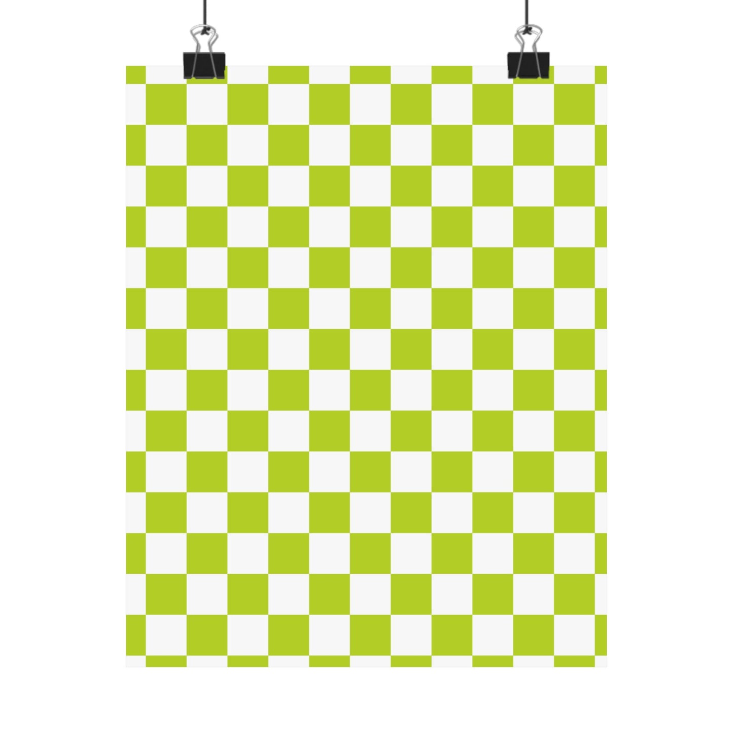 Green Checkerboard Wall Art Prints, Modern Home Decor, Minimalist Room Styling, Artistic Gifts for Any Occasion, Chic Decorative Posters
