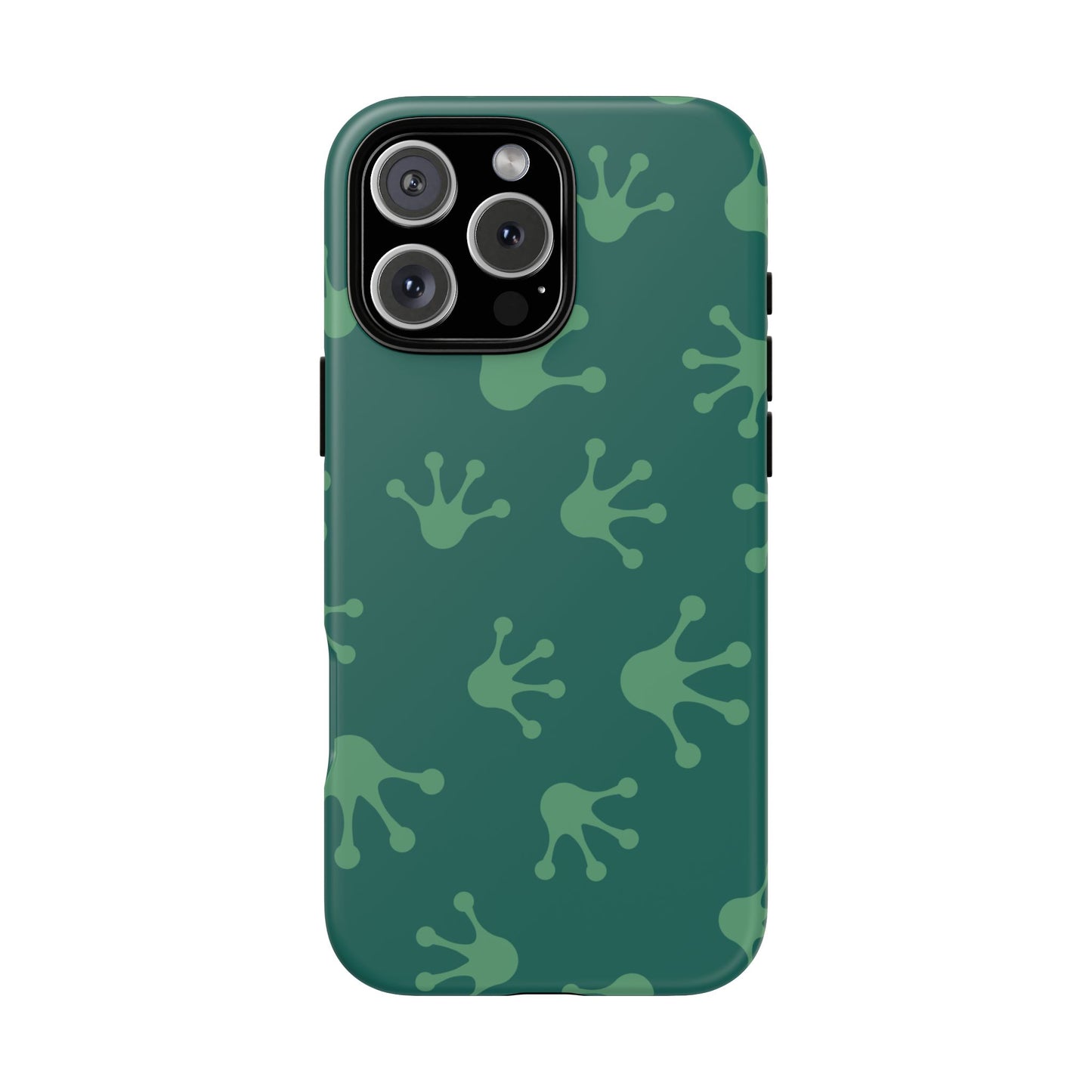 Frog Print Phone Case, Nature Lover Gift, Eco-Friendly Cover, Fun Green Design, Unique Frog Accessories