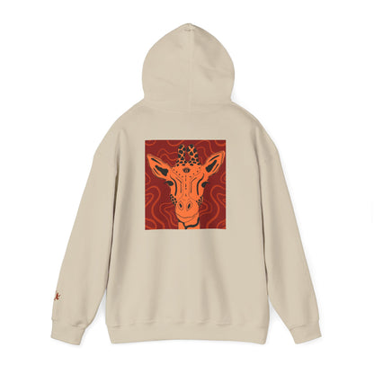 Artistic Giraffe Hoodie - Cozy Unisex Sweatshirt for Animal Lovers, Unique Gift for Birthdays, Holidays, & Casual Wear