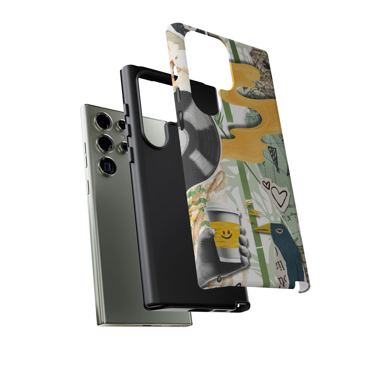 Artistic Phone Case, Unique Cell Phone Cover, Trendy Gifts for Music Lovers, Eco-Friendly Phone Accessory, Stylish Tech Gifts, Cool Cases, Unique Phone Cases