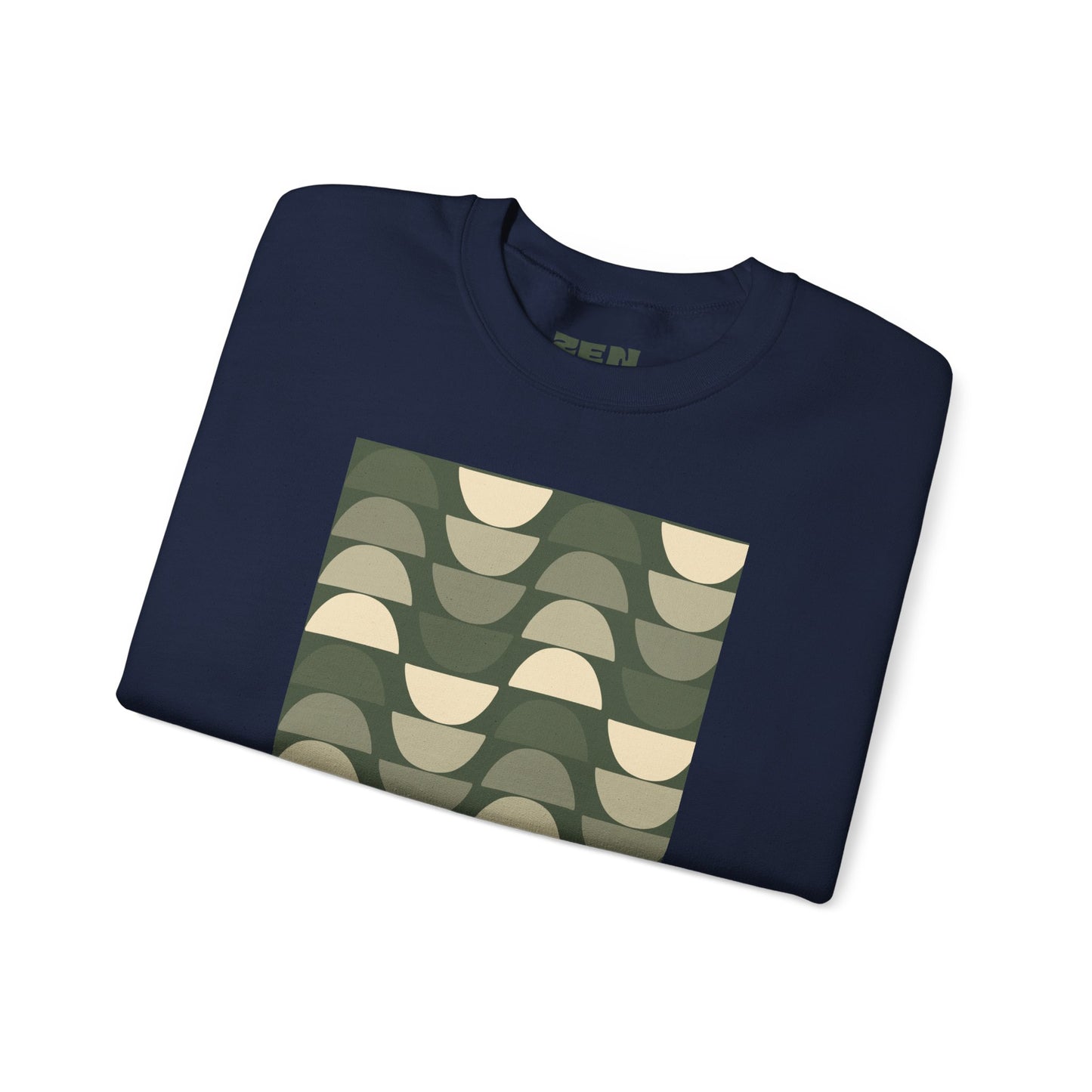 Stylish Geometric Crewneck Sweatshirt for Relaxed Vibes, Cozy Layer, Unisex Fashion Piece, Perfect Gift for Art Lovers, Casual Wear