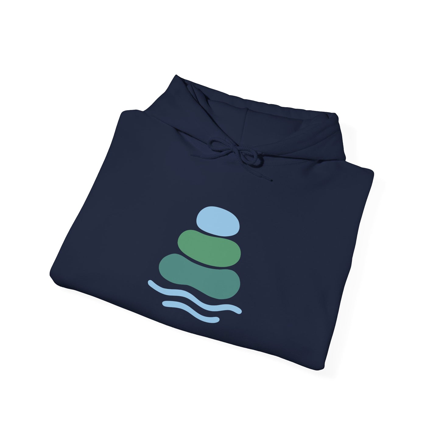 Zen-Inspired Unisex Hooded Sweatshirt, Relaxing Sweatshirt, Comfortable Hoodie, Gift for Meditation Lovers, Cozy Outerwear for All Occasions