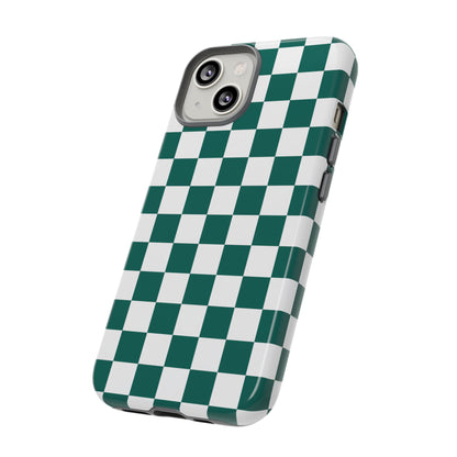 Stylish Checkered Phone Case, Protective Cover, Unique Gift, Trendy Accessory, Customizable Design, Ideal for All Ages