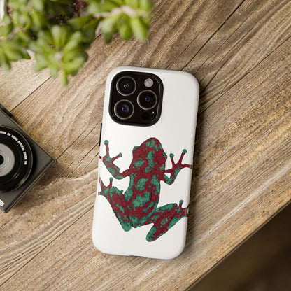 Frog Phone Case, Tough Cases, Eco-Friendly Phone Accessories, Unique Gifts for Nature Lovers, Cute Frog Design