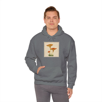 Botanical Print Hoodie, Cozy Sweatshirt, Nature Lover Gift, Comfortable Casual Wear, Fall Fashion, Unisex Hoodie, Comfy Mushroom Hoodie, Nature Vibes, Perfect for Fall