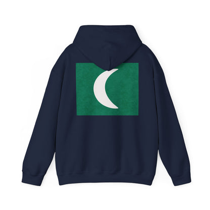 Zen Frog Hooded Sweatshirt - Cozy Unisex Hoodie, Casual Wear, Spring Fashion, Unique Gifts, Streetwear Style, Simple Moon Design, Gift for Him, Gift for Her