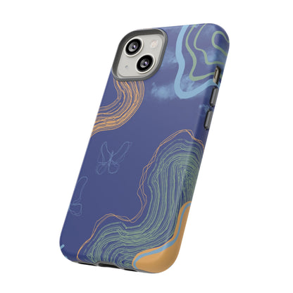 Artistic Phone Case, Abstract Phone Cover, Gift for Her, Modern Design, Boho Phone Case, Unique Phone Accessories