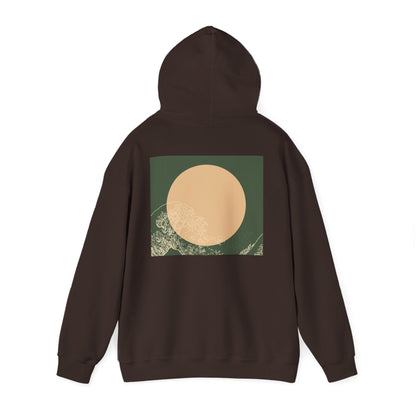 Zen Frog Unisex Hoodie | Relaxed Fashion, Cozy Sweatshirt, Unique Gift, Chill Vibes, Spring and Summer Style