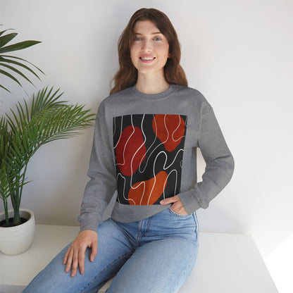 Abstract Modern Crewneck Sweatshirt, Cozy Casual Wear, Gift for Art Lovers, Stylish Layering, Perfect for Fall/Winter, Unique Graphic [...]