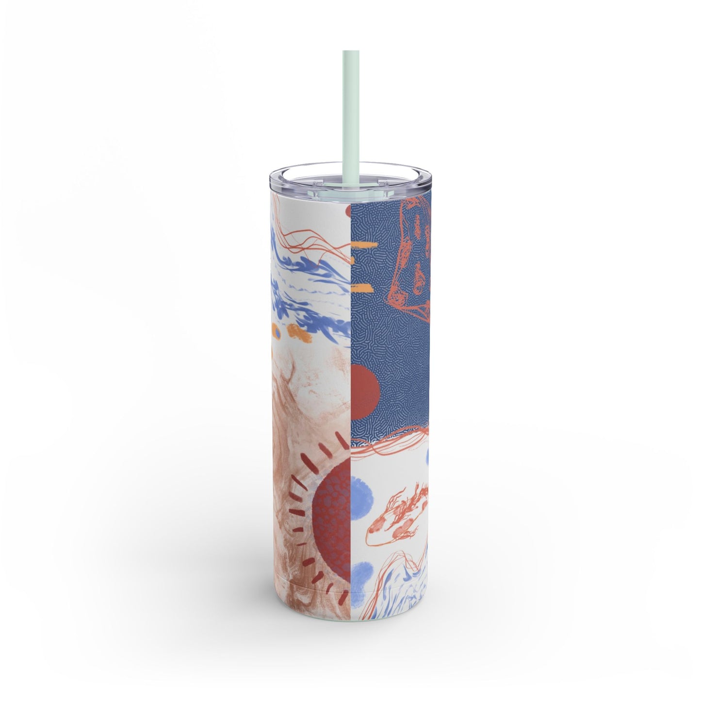 Artistic Skinny Tumbler | Unique 20oz Travel Mug | Eco-Friendly Hydration | Perfect Gift for Coffee Lovers, Art Enthusiasts, [...]
