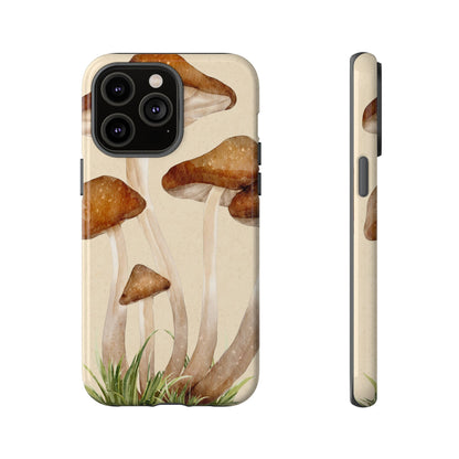 Mushroom Phone Case - Nature Lover, Eco-Friendly Gift, Cute Cell Phone Cover, Aesthetic Tech Accessory, Unique Fall Decor, Artsy Phone Cases, Cute, Gift for Her, Nature-inspired Designs, Durable Cases