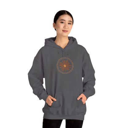 Chic Flower Design Unisex Hoodie, Cozy Sweatshirt, Trendy Gift for Her, Fall Fashion, Casual Comfort Wear