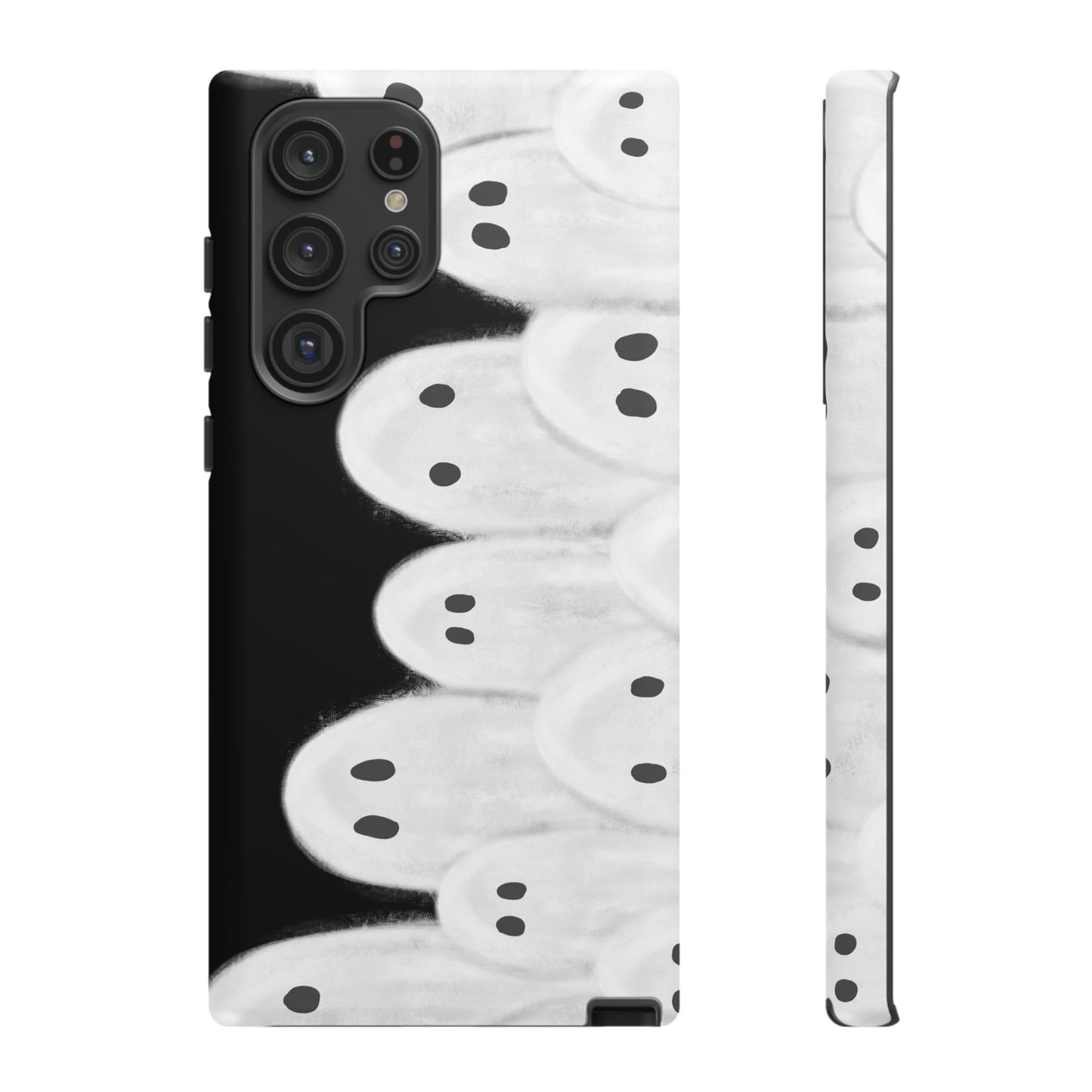 Painted Ghosts Phone Case | Ghostly Tough Phone Case for Spooky Style, Halloween Gift, Phone Cover, Ghost Theme, Unique Accessory, Spooky Season, Viral Painted Ghosts Inspired Design