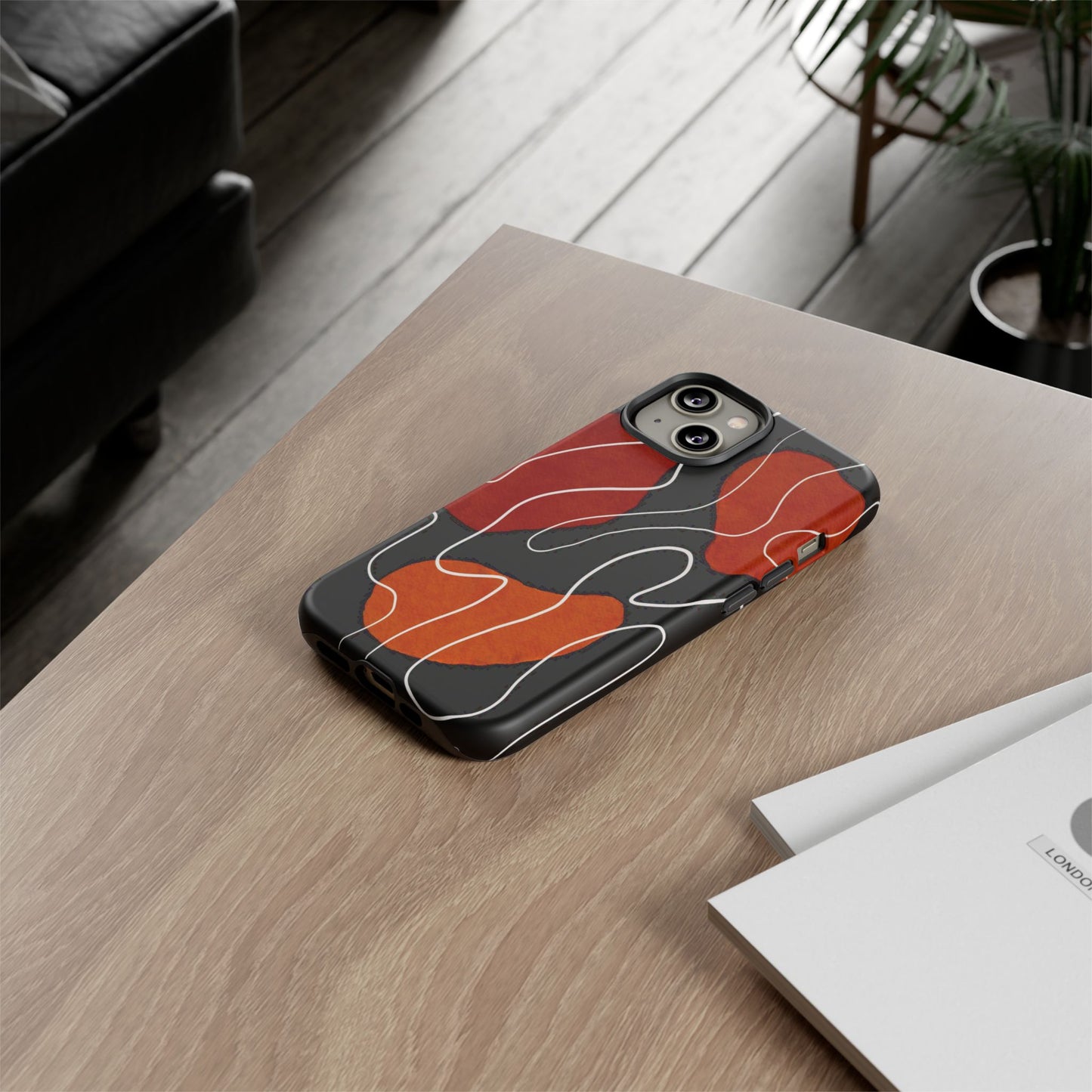 Stylish Phone Case with Abstract Design, Tough Cases for Modern Life, Trendy Phone Accessory, Unique Gift Idea, Holiday Present