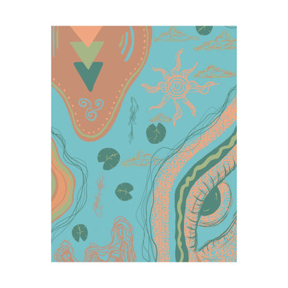 Bohemian Matte Vertical Posters, Wall Art Decor, Home Decoration, Gift for Art Lovers, Aesthetic Room Decor, Unique Wall Art