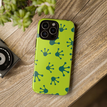 Frog Pattern Phone Case, Fun and Colorful Phone Cover, Durable Phone Protection, Gifts for Nature Lovers, Unique Accessory