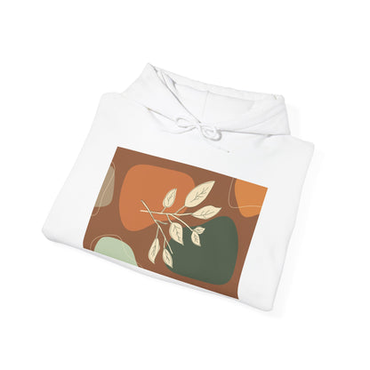 Botanical Design Unisex Hoodie, Cozy Sweatshirt for Nature Lovers, Gift for Friends, Autumn Fashion, Comfortable Casual Wear