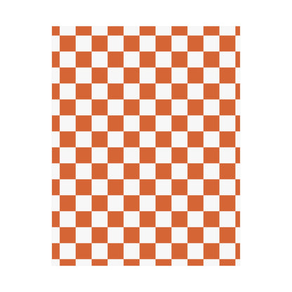 Chic Checkerboard Matte Vertical Posters | Modern Wall Art, Home Decor, Unique Gift, Interior Design, Wall Decoration