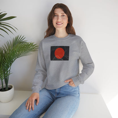 Minimalist Sunset Crewneck Sweatshirt, Cozy Unisex Sweater for Everyday Wear, Gift for Fall, Layering Essential