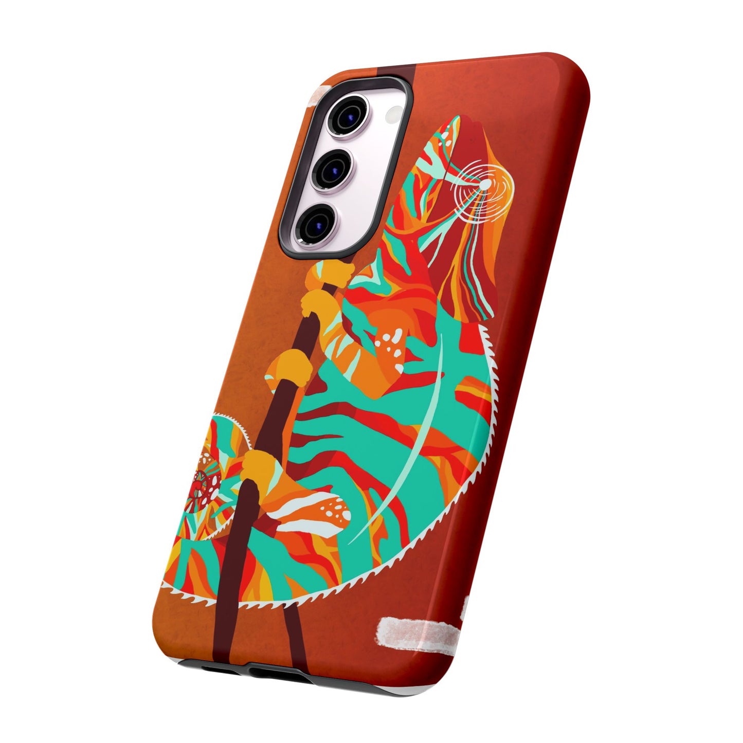 Chameleon Phone Case - Vibrant Artistic Design, Tough Cases for Animal Lovers, Unique Gift, Eco-Friendly Protection
