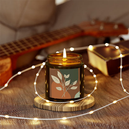 Aromatherapy Candle Jar, Eco-Friendly Home Decor, Relaxing Gift, Spa Vibes, Organic Coconut Apricot Wax