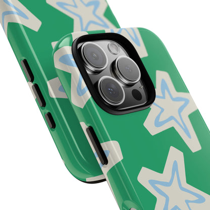 Retro Star Pattern Phone Case | Tough Cases, Colorful Cover for Phones, Phone Accessories, Gift for Her, Trendy Cases