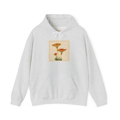 Botanical Print Hoodie, Cozy Sweatshirt, Nature Lover Gift, Comfortable Casual Wear, Fall Fashion, Unisex Hoodie, Comfy Mushroom Hoodie, Nature Vibes, Perfect for Fall