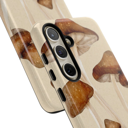 Mushroom Phone Case - Nature Lover, Eco-Friendly Gift, Cute Cell Phone Cover, Aesthetic Tech Accessory, Unique Fall Decor, Artsy Phone Cases, Cute, Gift for Her, Nature-inspired Designs, Durable Cases