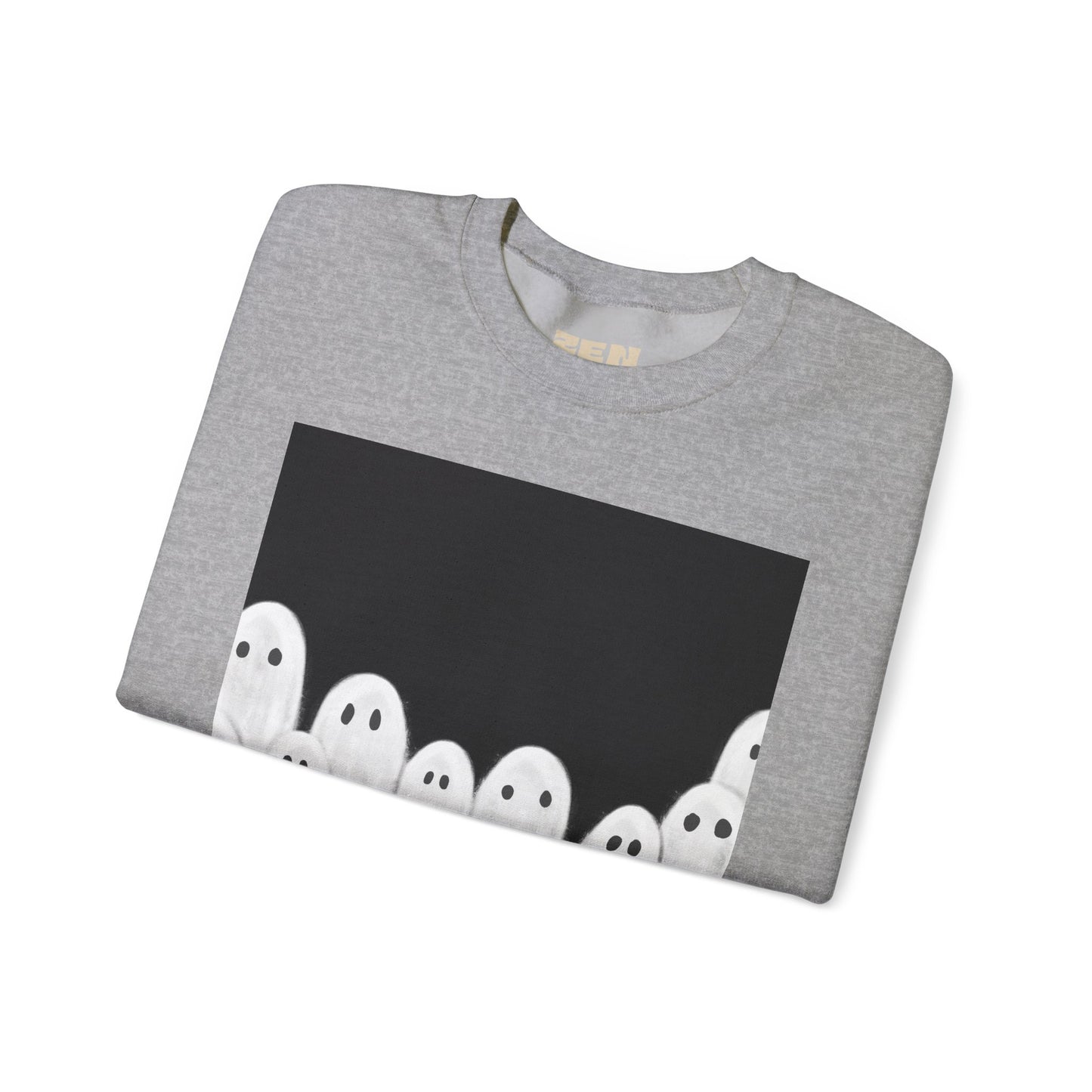 Painted Ghosts Crewneck | Cozy Sweatshirt, Perfect for Halloween, Fall, and Spooky Season