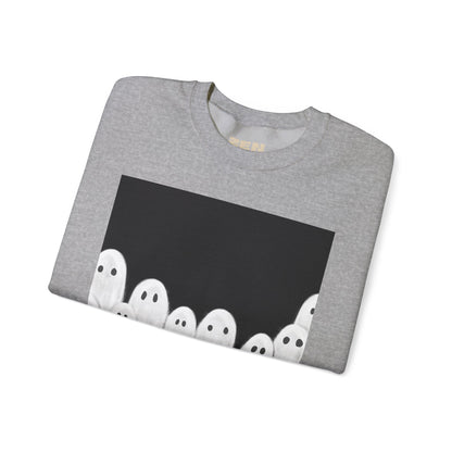 Painted Ghosts Crewneck | Cozy Sweatshirt, Perfect for Halloween, Fall, and Spooky Season