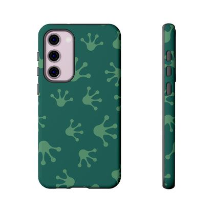 Frog Print Phone Case, Nature Lover Gift, Eco-Friendly Cover, Fun Green Design, Unique Frog Accessories