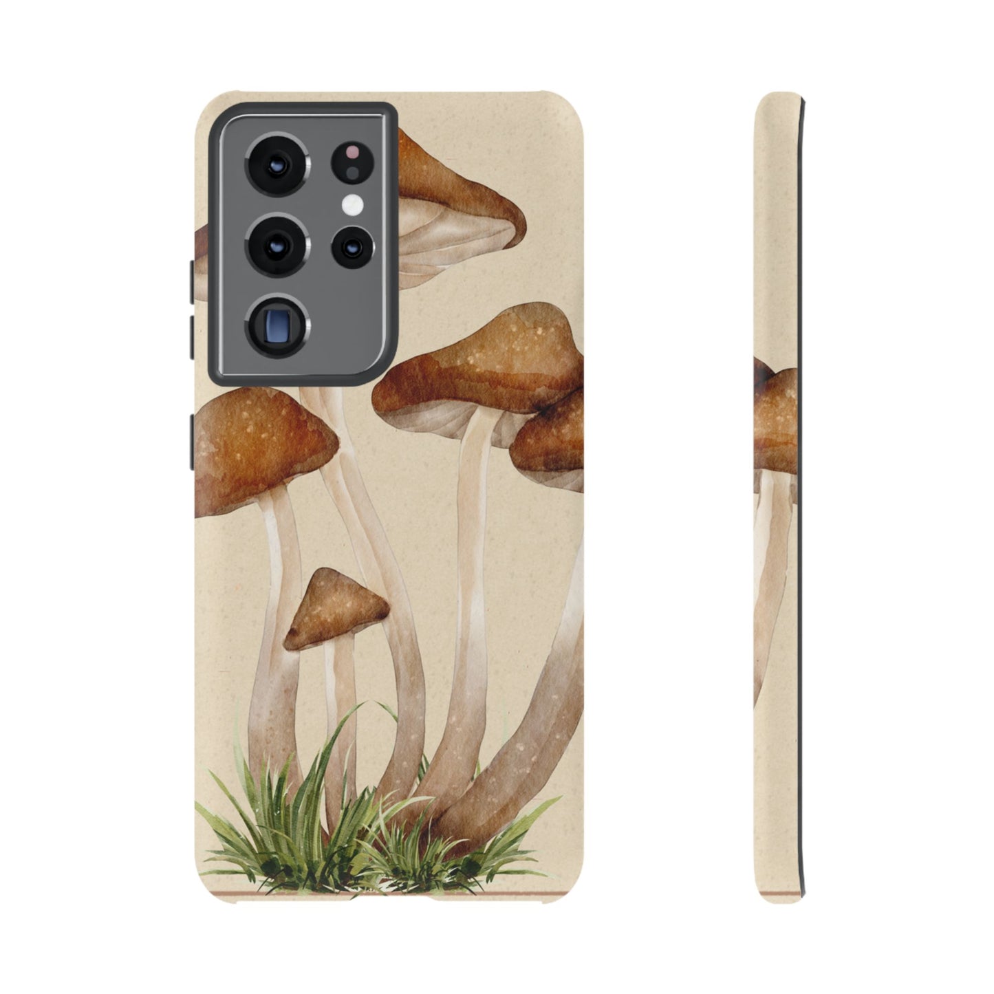 Mushroom Phone Case - Nature Lover, Eco-Friendly Gift, Cute Cell Phone Cover, Aesthetic Tech Accessory, Unique Fall Decor, Artsy Phone Cases, Cute, Gift for Her, Nature-inspired Designs, Durable Cases