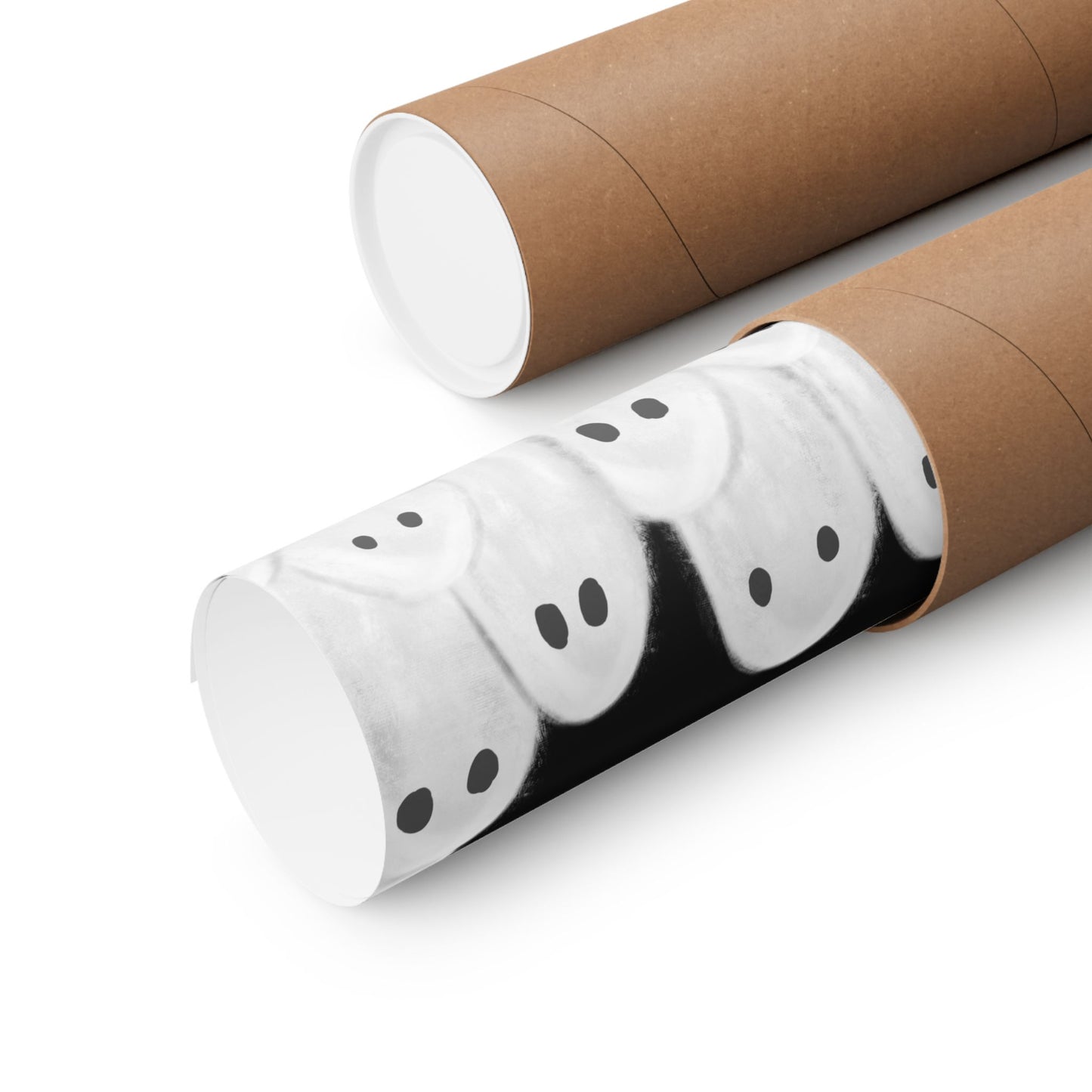 Painted Ghosts Art, Ghostly Matte Vertical Posters, Halloween Decor, Cute Wall Art, Spooky Home Decoration, Kids Room, Ghost Theme, Spooky Season, Perfect for Fall