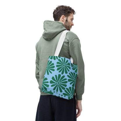 Stylish Floral Tote Bag, Eco-Friendly Shopping Bag, Everyday Carryall, Summer Accessory, Gift for Her