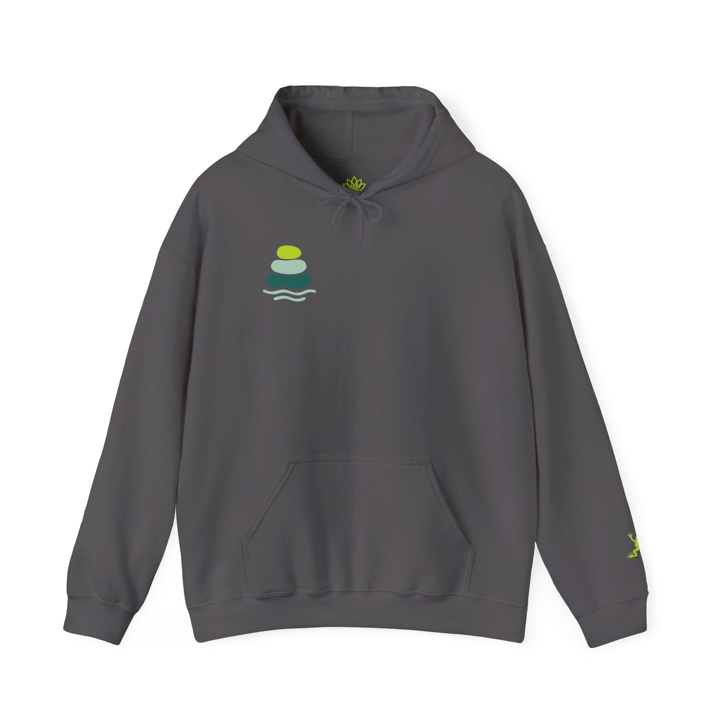 Nature-Inspired Unisex Hooded Sweatshirt, Comfortable Pullover, Casual Clothing, Eco-Friendly Gift, Chill Vibe Hoodie, Relaxing Outfit