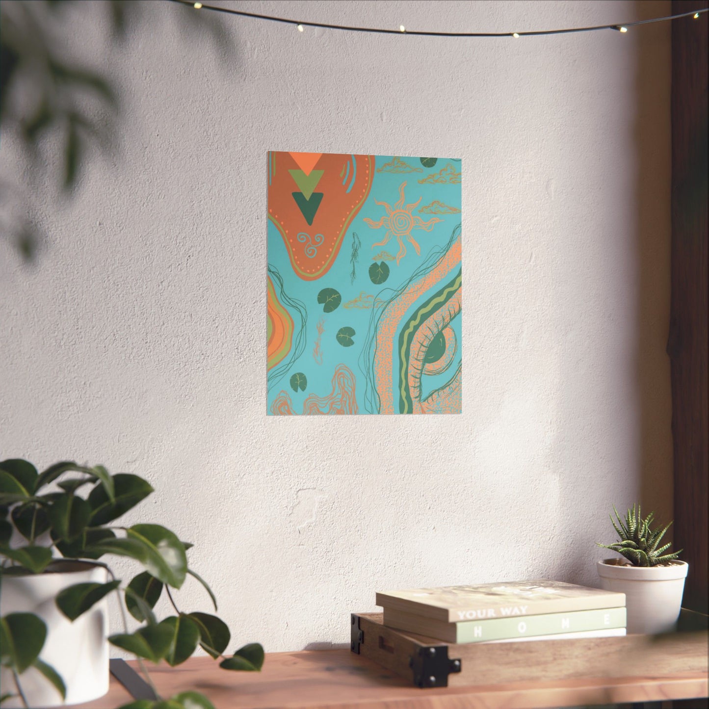 Bohemian Matte Vertical Posters, Wall Art Decor, Home Decoration, Gift for Art Lovers, Aesthetic Room Decor, Unique Wall Art