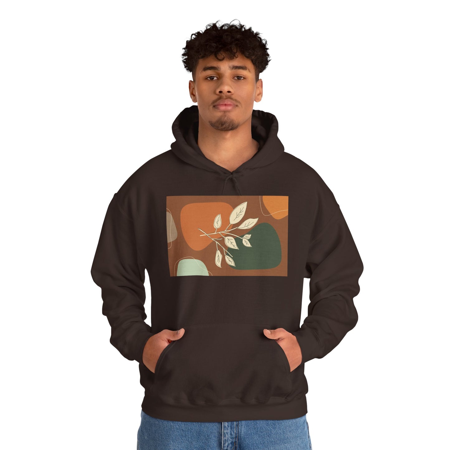 Botanical Design Unisex Hoodie, Cozy Sweatshirt for Nature Lovers, Gift for Friends, Autumn Fashion, Comfortable Casual Wear