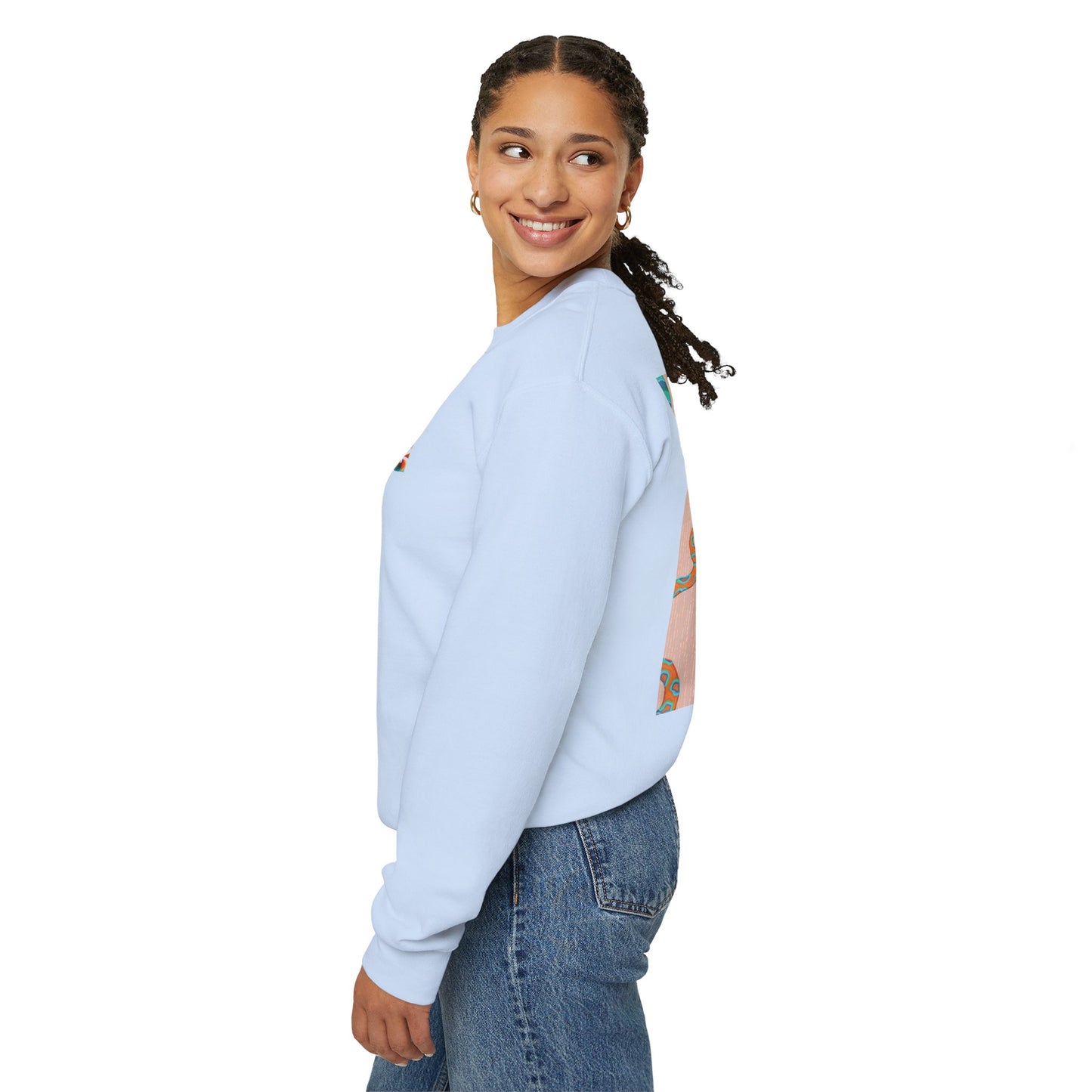 Funky Snake Unisex Crewneck Sweatshirt, Cozy Apparel, Unique Gift, Snake Art, Relaxed Style, Perfect for Casual Outings