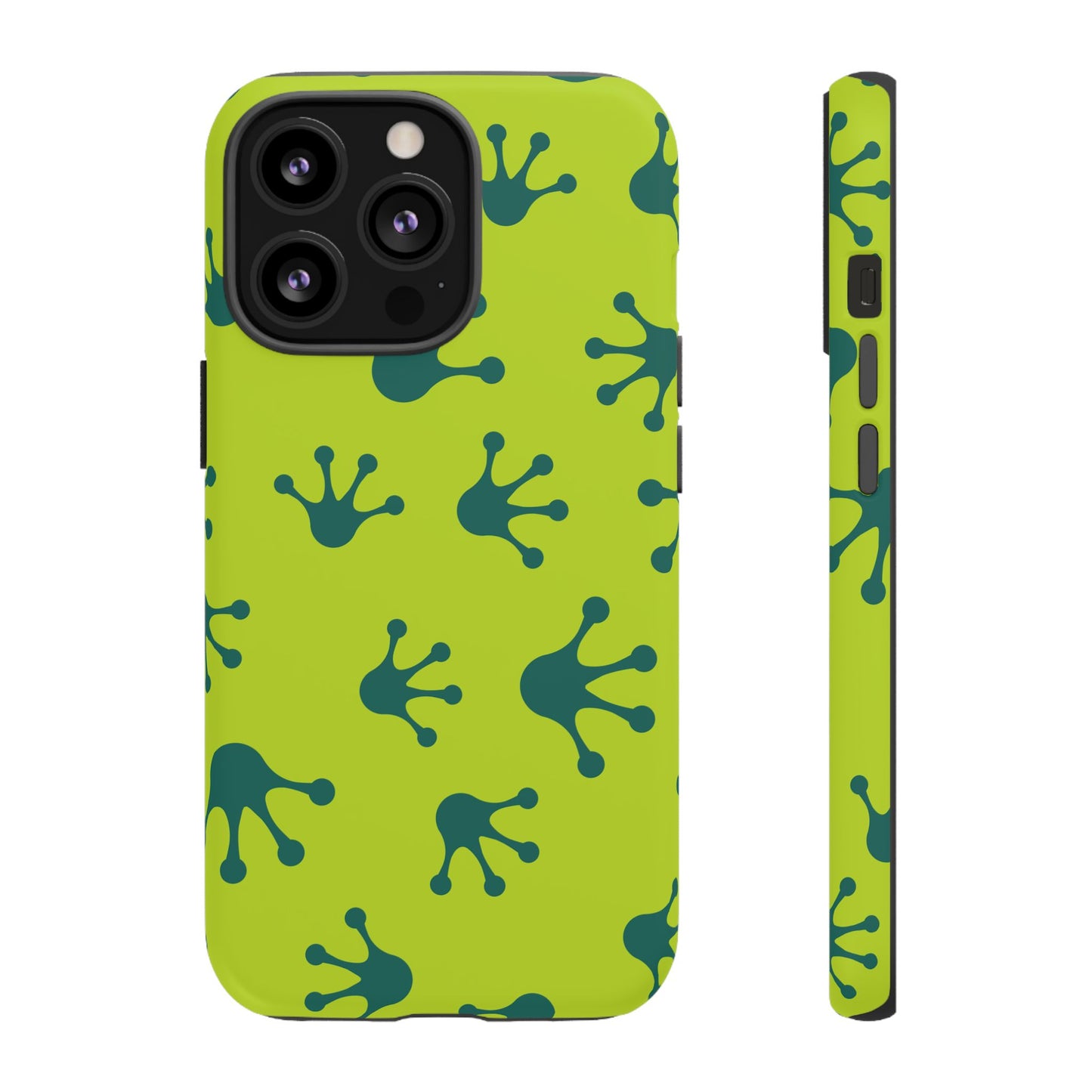 Frog Pattern Phone Case, Fun and Colorful Phone Cover, Durable Phone Protection, Gifts for Nature Lovers, Unique Accessory