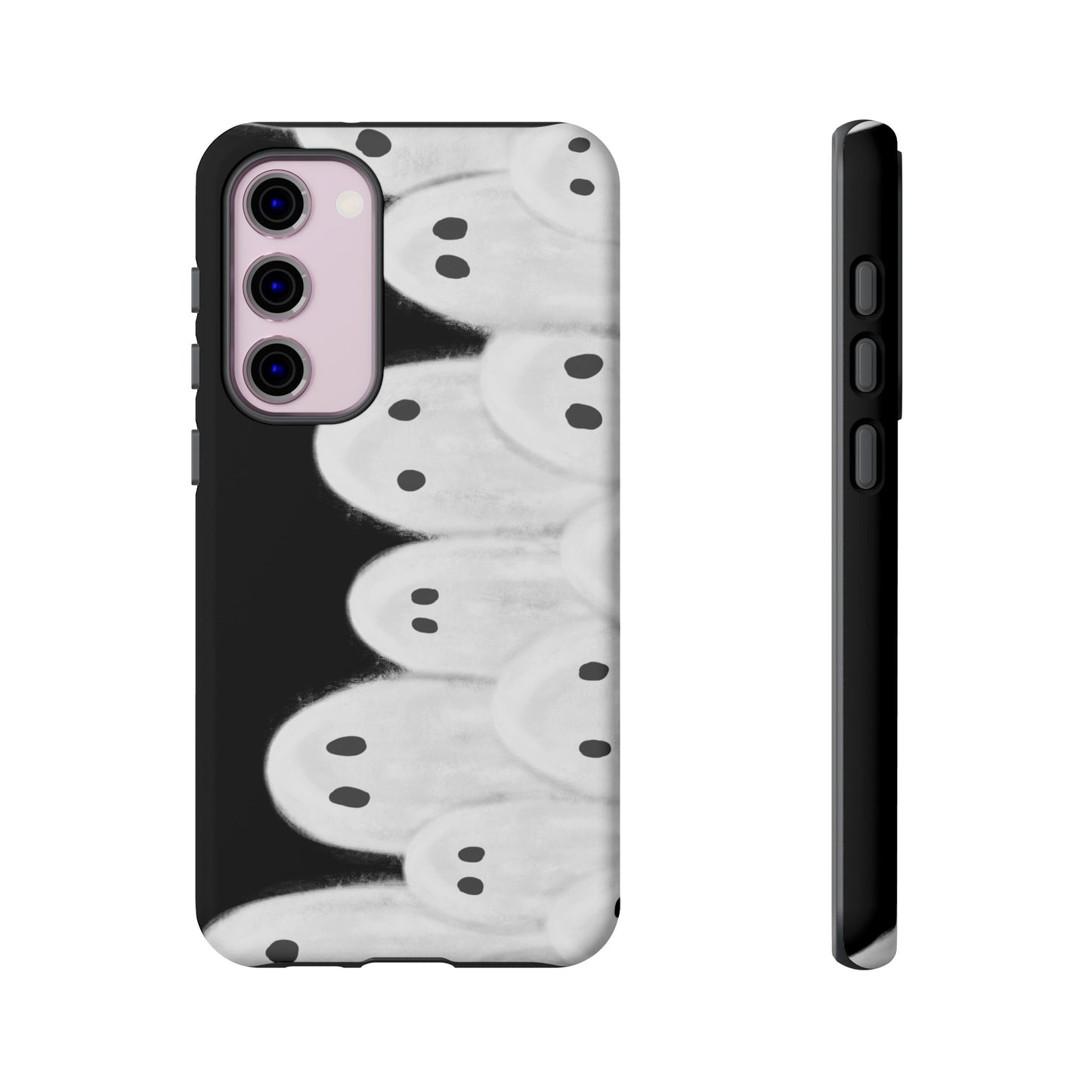 Painted Ghosts Phone Case | Ghostly Tough Phone Case for Spooky Style, Halloween Gift, Phone Cover, Ghost Theme, Unique Accessory, Spooky Season, Viral Painted Ghosts Inspired Design
