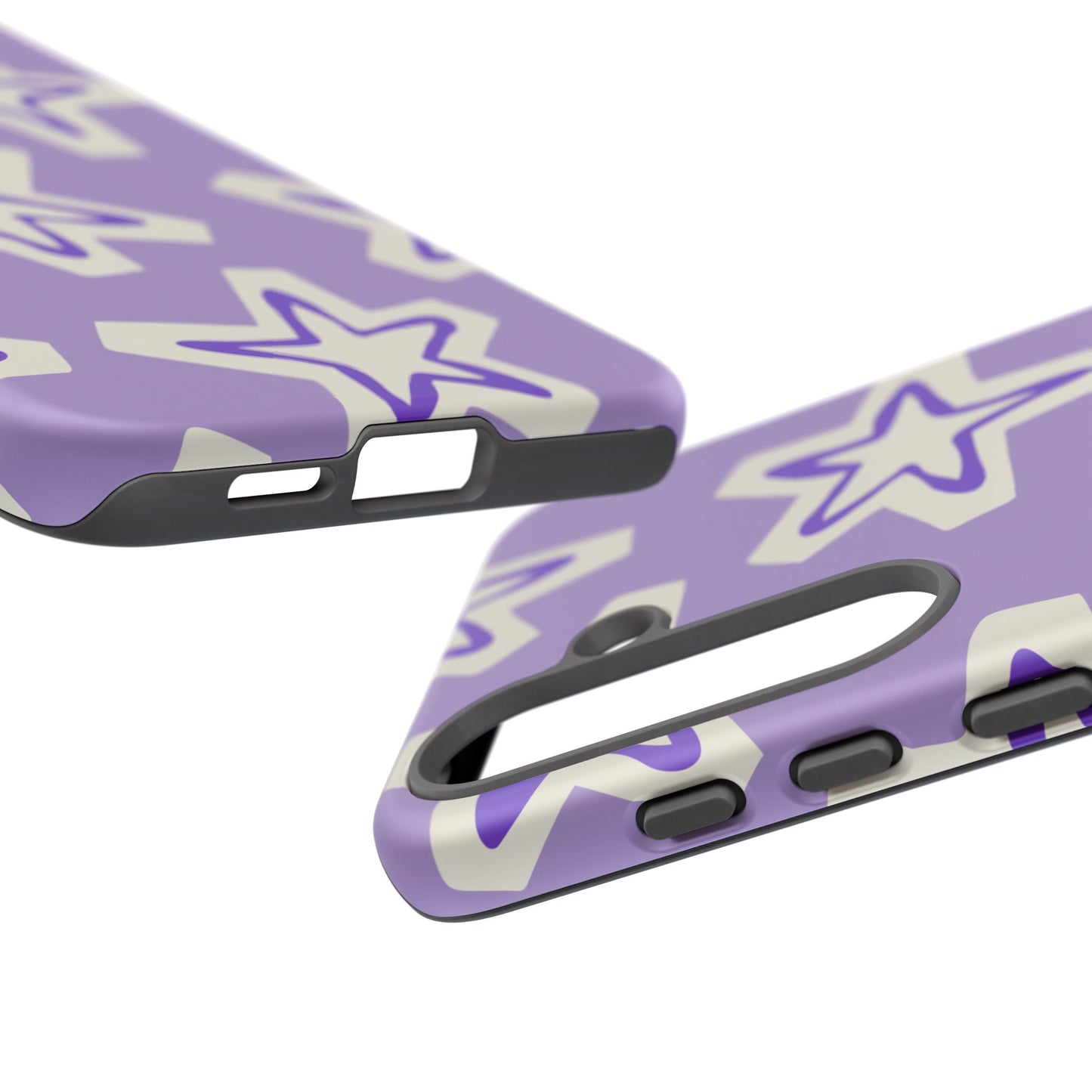 Starry Pattern Phone Case, Cute Star Design, Tough Phone Cover, Gifts for Her, Stylish Phone Accessory