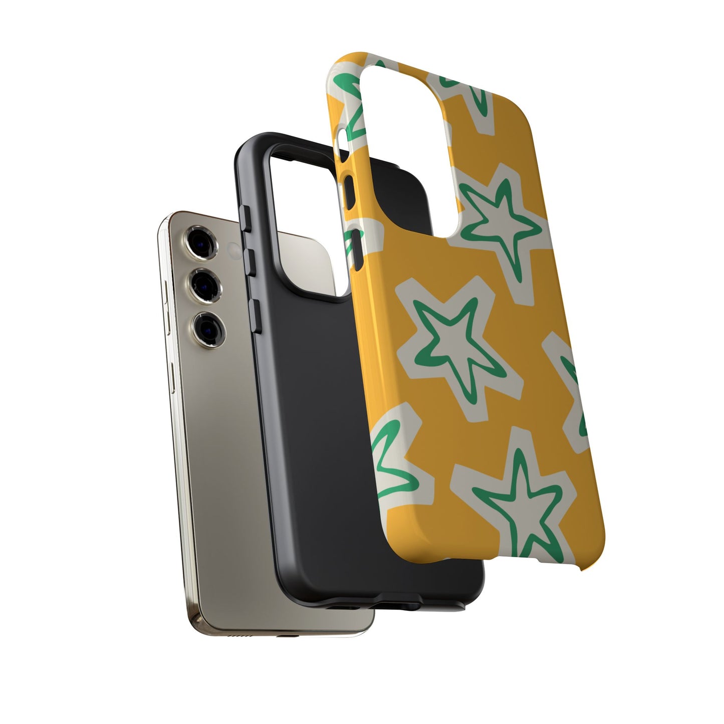 Retro Star Pattern Phone Case | Tough Cases, Colorful Cover for Phones, Phone Accessories, Gift for Her, Trendy Cases