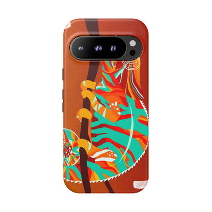 Chameleon Phone Case - Vibrant Artistic Design, Tough Cases for Animal Lovers, Unique Gift, Eco-Friendly Protection