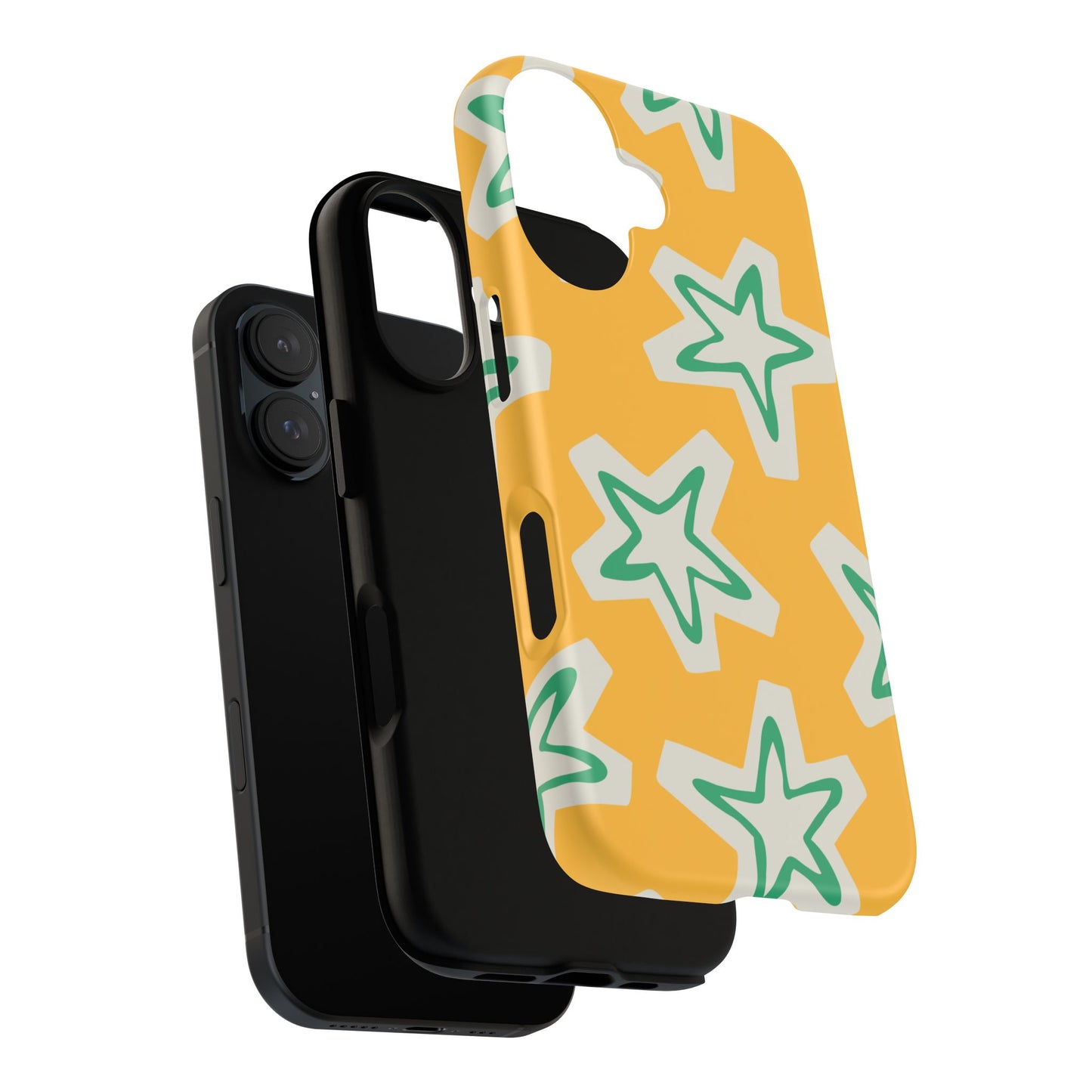 Retro Star Pattern Phone Case | Tough Cases, Colorful Cover for Phones, Phone Accessories, Gift for Her, Trendy Cases